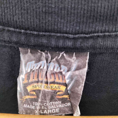 THUNDER 00s ドラゴンプリント ボックスシルエット 半袖Tシャツ メンズ XL