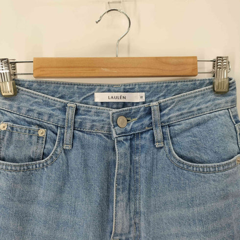 LAULEN サイドスリットデニムパンツ レディース JPN:S