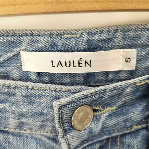 LAULEN サイドスリットデニムパンツ レディース JPN:S