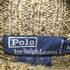 ポロバイラルフローレン Polo by RALPH LAUREN 90-00s シルク混 ウール ケーブル編み ハンドニット ハイネック ポニー無し メンズ import:XL