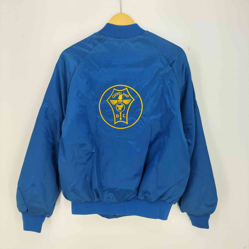 ウエストアーク WESTARK 80s USA製 CLEVELAND 刺繍 ナイロンスタジャン メンズ M