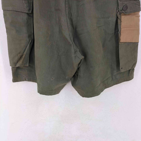 dutch army ヘリンボーン カーゴショーツ メンズ
