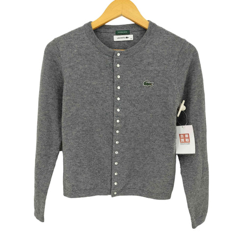 ラコステ LACOSTE EXCLUSIVE EDITION クルーネックカーディガン レディース JPN:36