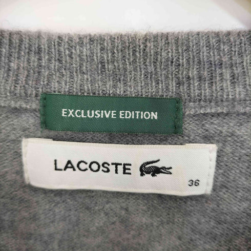 ラコステ LACOSTE EXCLUSIVE EDITION クルーネックカーディガン レディース JPN:36