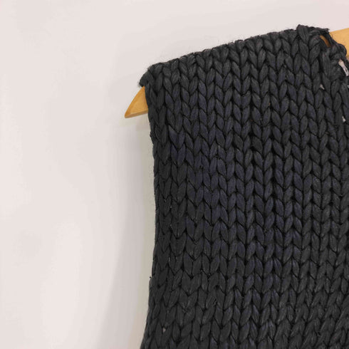 ザラ ZARA コーティング ニットベスト レディース import:M