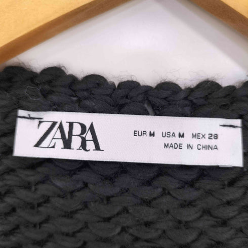 ザラ ZARA コーティング ニットベスト レディース import:M