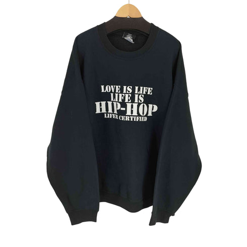 ILLEGAL MERCHANDISE HIPHOP 両面プリント クルーネックスウェット メンズ import:XXL