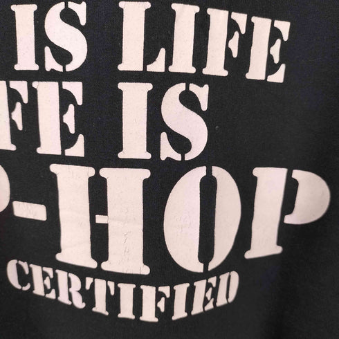 ILLEGAL MERCHANDISE HIPHOP 両面プリント クルーネックスウェット メンズ import:XXL
