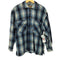 オンブレチェック ウールレーヨンフラップポケットシャツ メンズ import:M