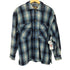オンブレチェック ウールレーヨンフラップポケットシャツ メンズ import:M