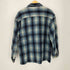 オンブレチェック ウールレーヨンフラップポケットシャツ メンズ import:M