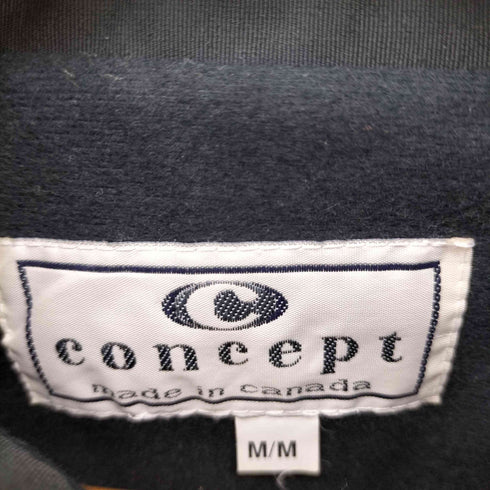 CONCEPT MADE IN CANADA 裏地フリース オーバルロゴジップブルゾン メンズ import:M