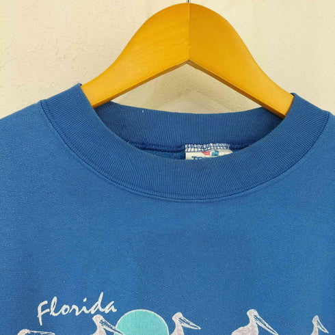 TEE JAYS USA製 DAYTONA BEACH ペリカンプリント スーベニアスウェット メンズ import:L