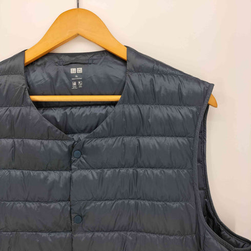 ユニクロ UNIQLO ウルトラライトダウン コンパクト Vネック ベスト メンズ JPN:XL