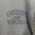 PLUMA USA製 SANTEE SWEATS 製品染め UNIVERSITY OF VARGINIA カレッジ 両面 クルーネックスウェット メンズ import:L