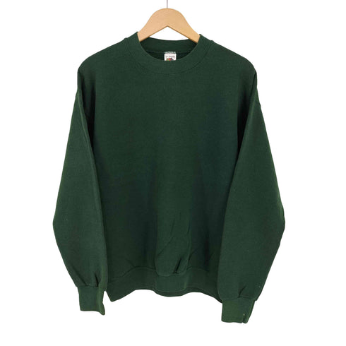 フルーツオブザルーム FRUIT OF THE LOOM USA製 4 ACES BAR KINGSFORD HEIGHTS.IN クルーネックスウェット メンズ import:L