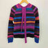 マークジェイコブス MARC JACOBS マルチカラー ミックス ボーダー カシミヤ クルーネック L/S ニット メンズ import:S