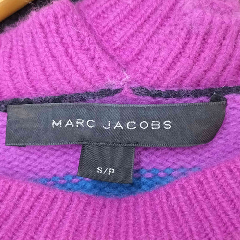 マークジェイコブス MARC JACOBS マルチカラー ミックス ボーダー カシミヤ クルーネック L/S ニット メンズ import:S