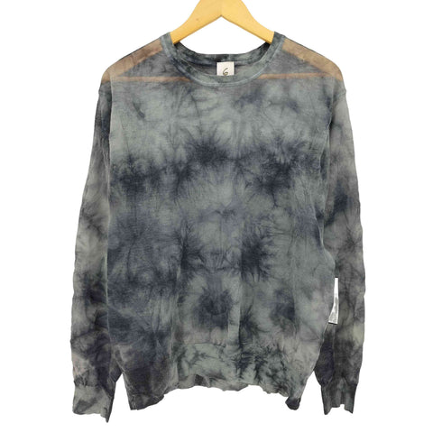 ロクビューティーアンドユースユナイテッドアローズ 6 BEAUTY & YOUTH UNITED ARROWS UKE TIE DYE MOTIF KNIT PULLOVER シアー ニット レディース