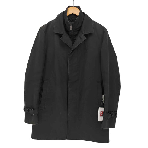 カルバンクライン CALVIN KLEIN 裏地キルティングステンカラーコート メンズ US:36