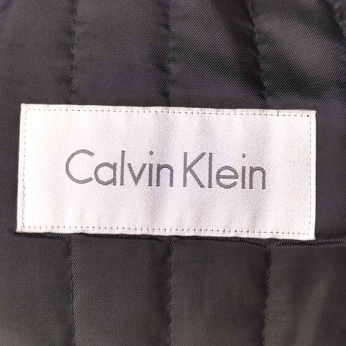 カルバンクライン CALVIN KLEIN 裏地キルティングステンカラーコート メンズ US:36