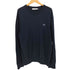 メゾンキツネ MAISON KITSUNE NAVY FOX PATCH R-NECK PULLOVER クルーネック ウール混 L/S ニット メンズ JPN:L