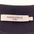 メゾンキツネ MAISON KITSUNE NAVY FOX PATCH R-NECK PULLOVER クルーネック ウール混 L/S ニット メンズ JPN:L