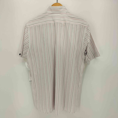 バーバリーブラックレーベル BURBERRY BLACK LABEL マルチストライプ半袖ボタンダウンシャツ メンズ JPN:2