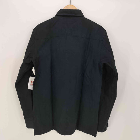 シーケーカルバンクライン ck Calvin Klein スウェードタッチボタンシャツ メンズ import:M