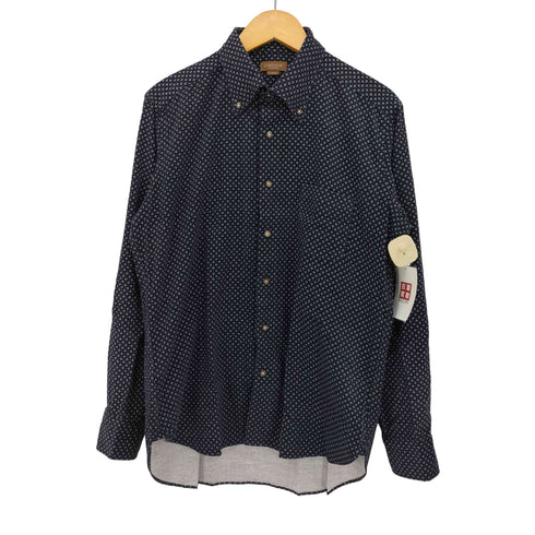lordson コーデュロイ総柄ボタンダウンシャツ メンズ JPN:L