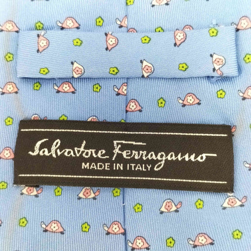 サルヴァトーレフェラガモ Salvatore Ferragamo 総柄ネクタイ メンズ