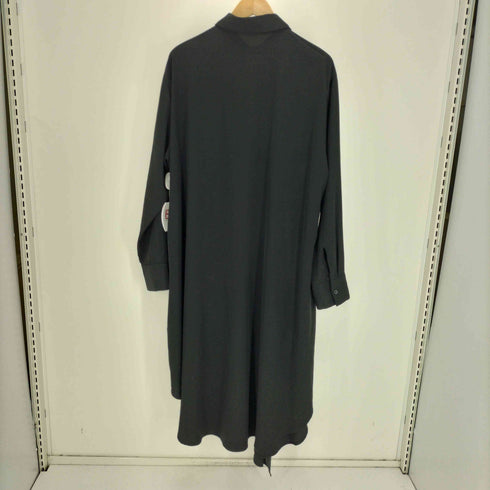 サイトバイヨウジヤマモト syte by Yohji Yamamoto 24SS CREPE DE CHINE SHIRT DRESS WITH DOUBLE-TAILORED RIGHT FRONT レディース JPN:2