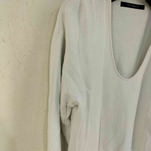 ドレスドアンドレスド DRESSEDUNDRESSED ディープUネック バックロゴ刺繍スウェット メンズ JPN:2