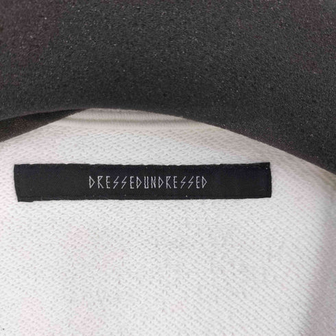 ドレスドアンドレスド DRESSEDUNDRESSED ディープUネック バックロゴ刺繍スウェット メンズ JPN:2