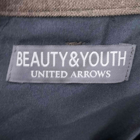 ビューティーアンドユースユナイテッドアローズ BEAUTY & YOUTH UNITED ARROWS リサイクル ポリエステル 1プリーツ テーパード パンツ メンズ JPN:M