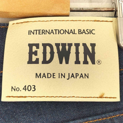 エドウィン EDWIN クールフレックス 麻ブレンド デニムパンツ メンズ 30