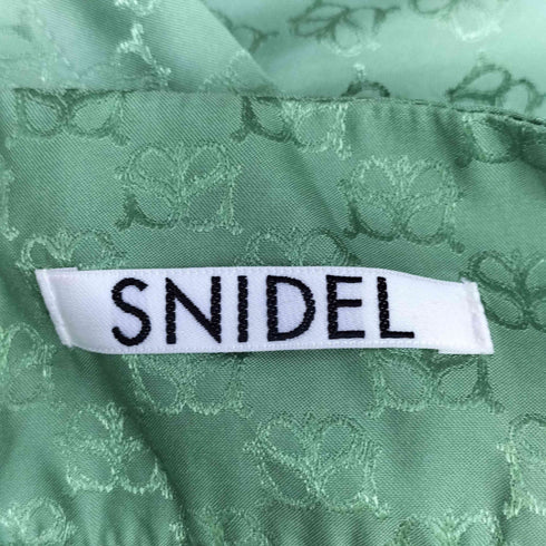スナイデル snidel モノグラム ジャガード シャツ レディース ONE SIZE