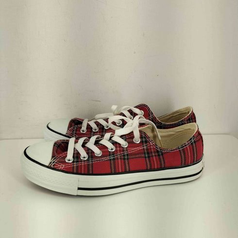 コンバースオールスター CONVERSE ALLSTAR CHECKS OX RED ローカットスニーカー メンズ JPN:26