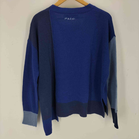 マルニ MARNI アシンメトリーニットカーディガン メンズ 46
