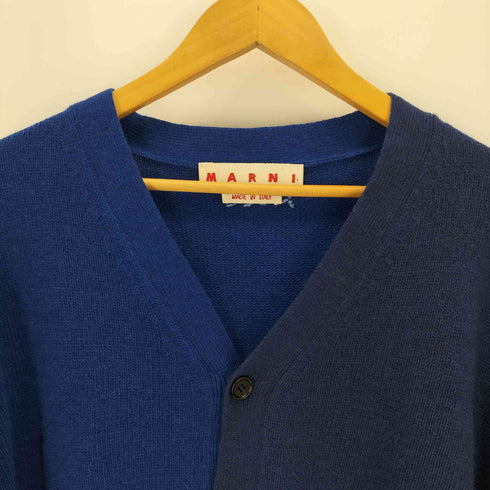 マルニ MARNI アシンメトリーニットカーディガン メンズ 46