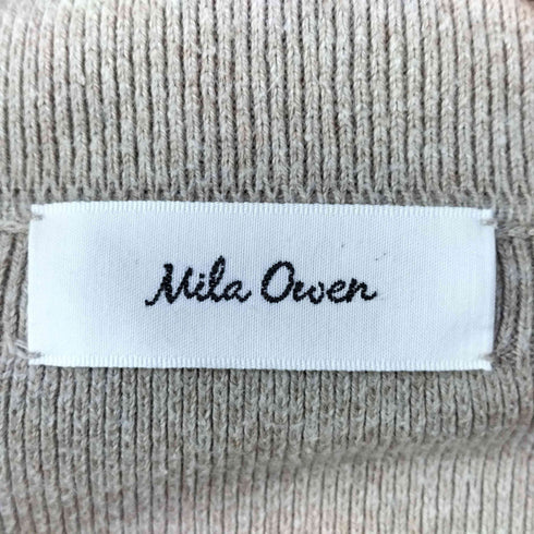 ミラオーウェン Mila Owen 襟付 スキッパーニット レディース JPN:1