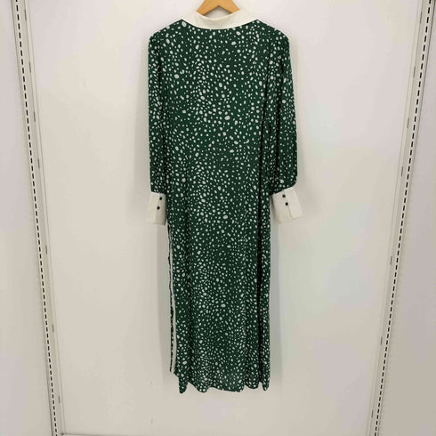 リリーブラウン Lily Brown 白襟 レオパード柄 ワンピース レディース ONE SIZE