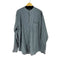 COLISSUM 80S ストライプ柄 ロングスリーブ バンドカラーシャツ メンズ import:XL
