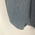 COLISSUM 80S ストライプ柄 ロングスリーブ バンドカラーシャツ メンズ import:XL