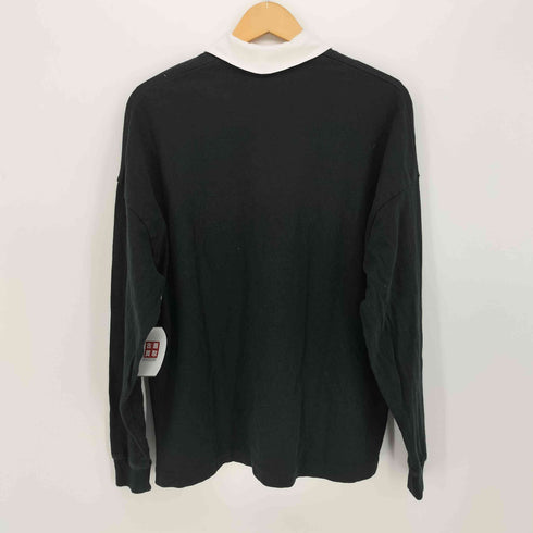 クラネ CLANE 23AW DEEP NECK WIDE RUGBY SHIRT ディープ ネック ワイド ラグビーシャツ レディース JPN:1