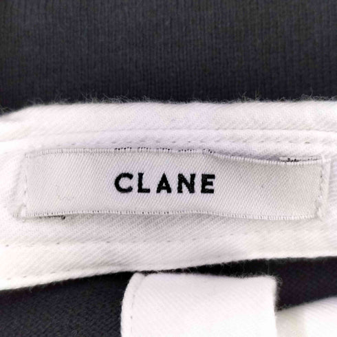 クラネ CLANE 23AW DEEP NECK WIDE RUGBY SHIRT ディープ ネック ワイド ラグビーシャツ レディース JPN:1