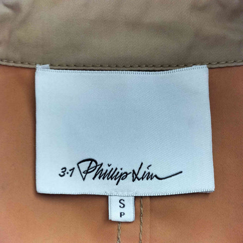 スリーワンフィリップリム 3.1 phillip lim オーバーサイズトレンチコート レディース S