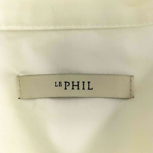 ルフィル LE PHIL ラウンドカット比翼シャツ レディース JPN:1