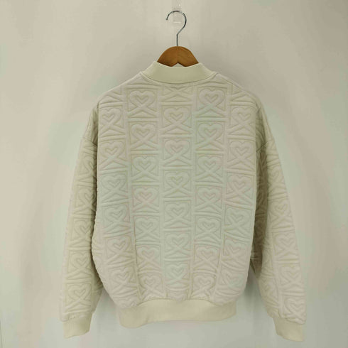 ザラ ZARA ハート キルティング スウェットシャツ メンズ import:M