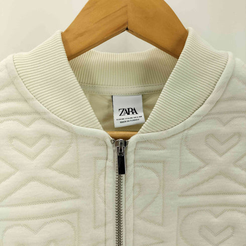 ザラ ZARA ハート キルティング スウェットシャツ メンズ import:M